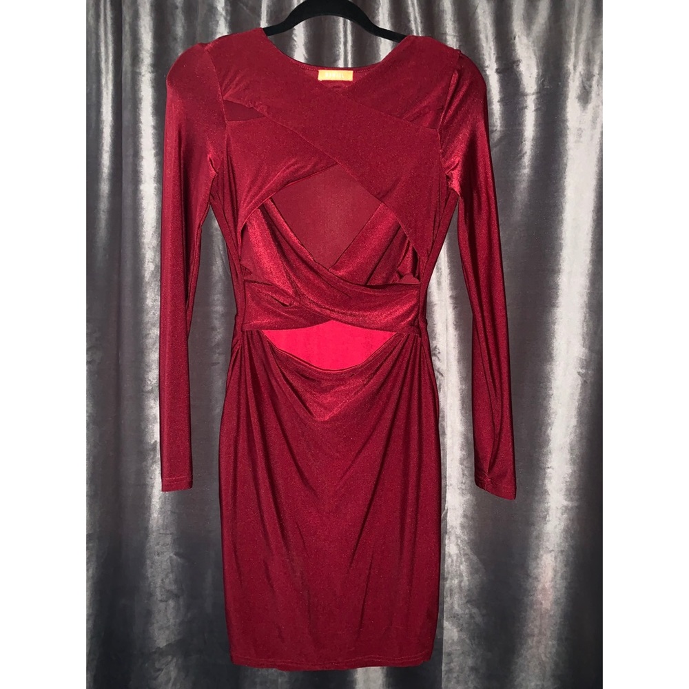 Wine Color Dress